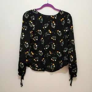 H&M long sleeve Floral blouse